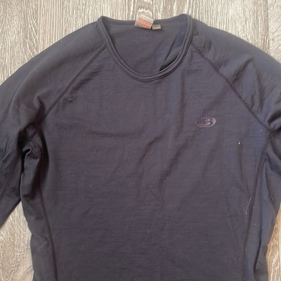 Ice Breaker Body Fit 200 Top Womens Size Medium purple merino wool - Picture 2 of 7